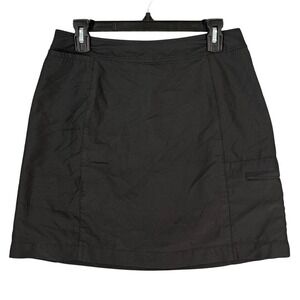 IZOD Sporty Chic Golf Tennis Skort Size 6 Black‎ Athleisure Country Club Style